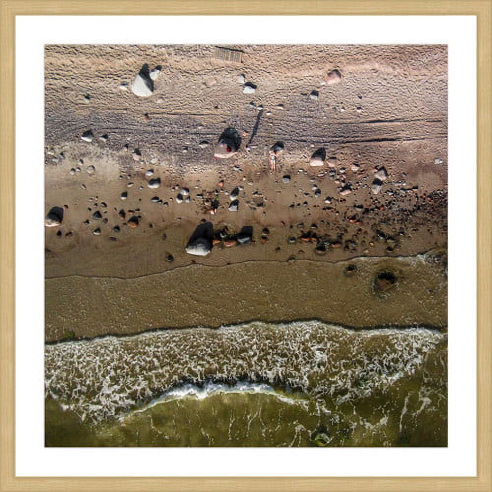 Marmont Hill "The Tide" By Karolis Janulis Framed Painting Art Print, 18.0" x 1.5"