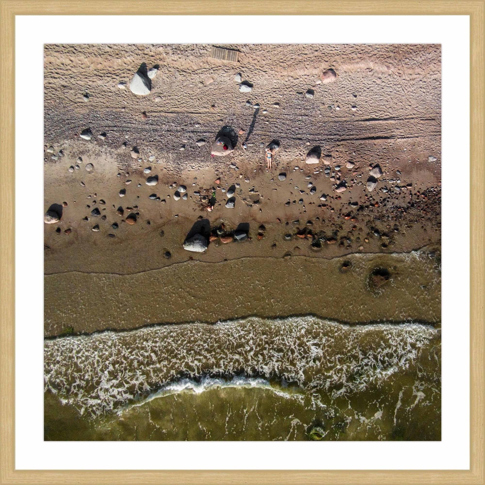 Marmont Hill "The Tide" By Karolis Janulis Framed Painting Art Print, 32.0" x 1.5"