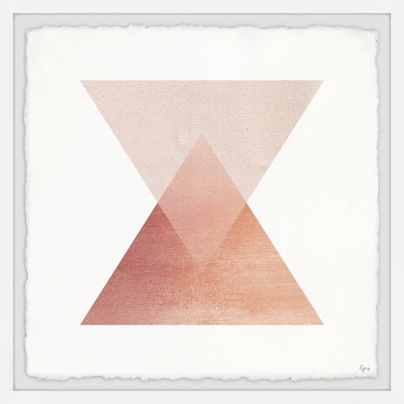 Marmont Hill The Triangle By Eyre Tarney Framed Wall Art, 18.00" x 1.50"