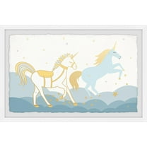 Marmont Hill The Unicorns Are Coming Framed Wall Art