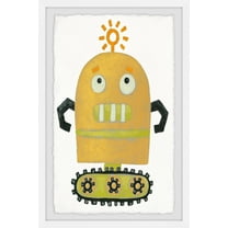 Marmont Hill Thinker Robot Framed Wall Art