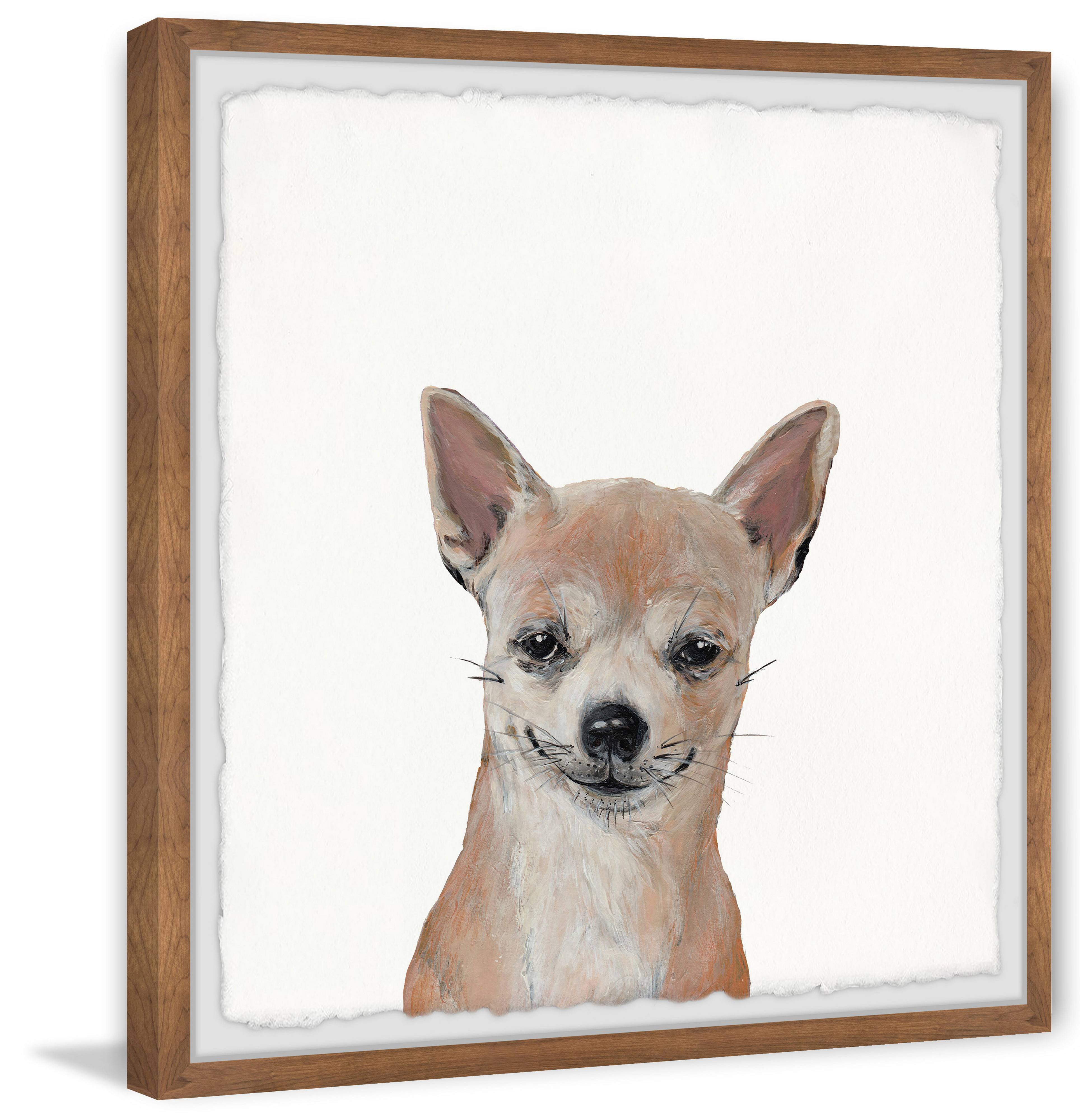 Marmont Hill "Those Sad Eyes" Framed Painting Art Print