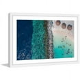 thumbnail image 1 of Marmont Hill "Three Tiki Huts" by Hassan Ishan Framed Painting Print, 1 of 5
