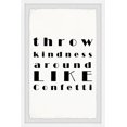 thumbnail image 1 of Marmont Hill Throw Kindness Around Ii Framed Wall Art, 20.00" x 1.50", 1 of 6