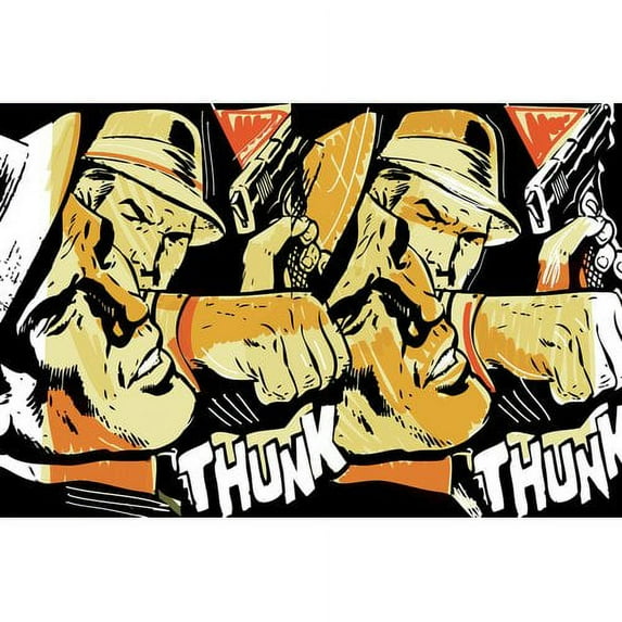 Marmont Hill "Thunk" Print on Canvas