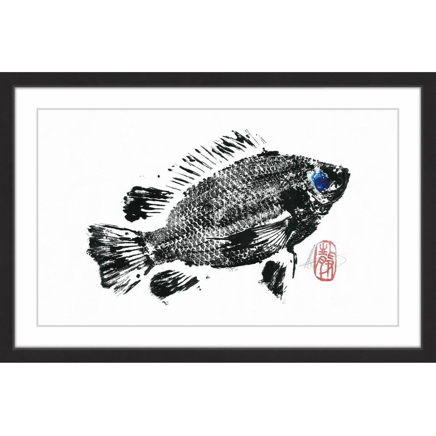 Marmont Hill "Tilapia" Framed Painting Print