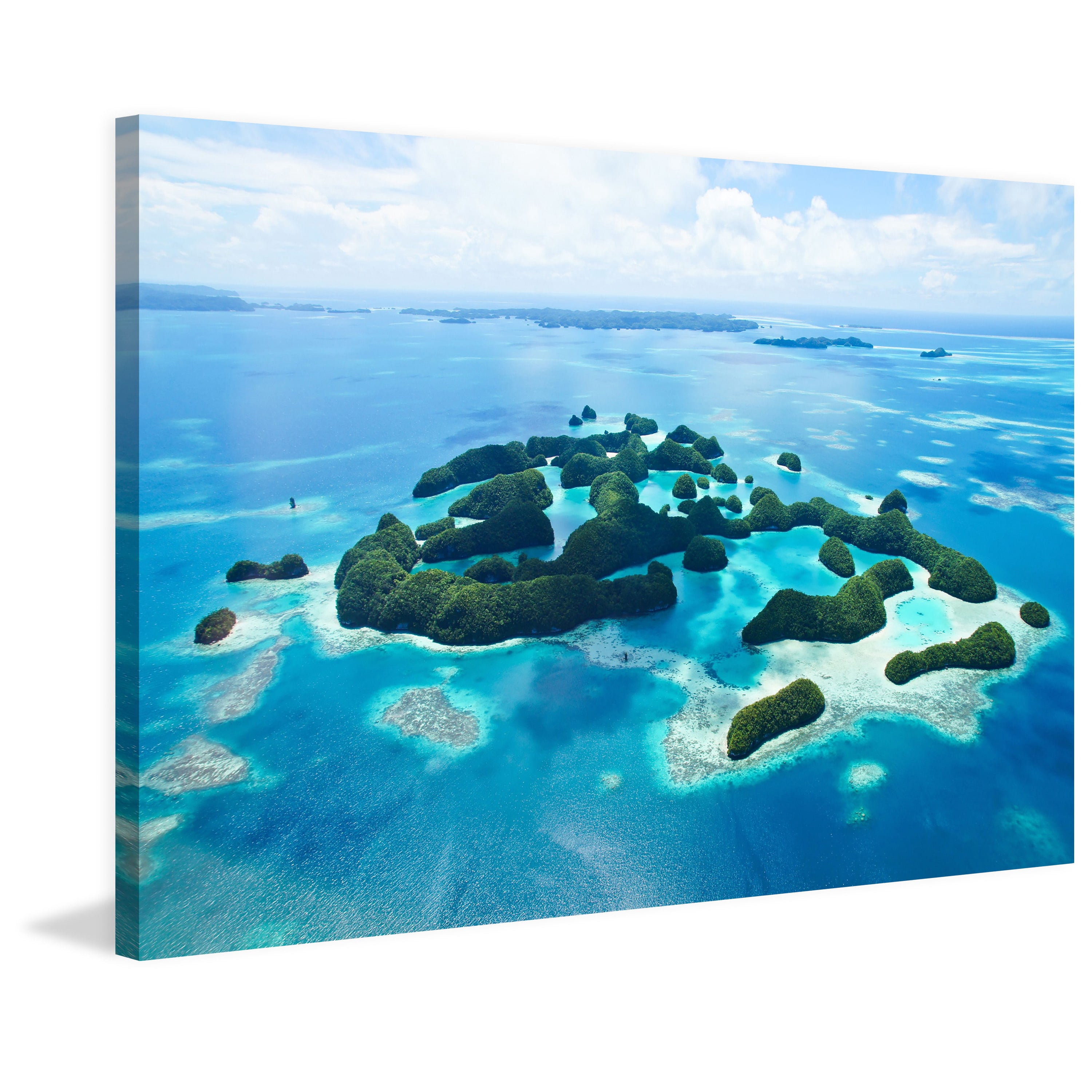 Marmont Hill "Tiny Islands" Painting Print on Wrapped Canvas