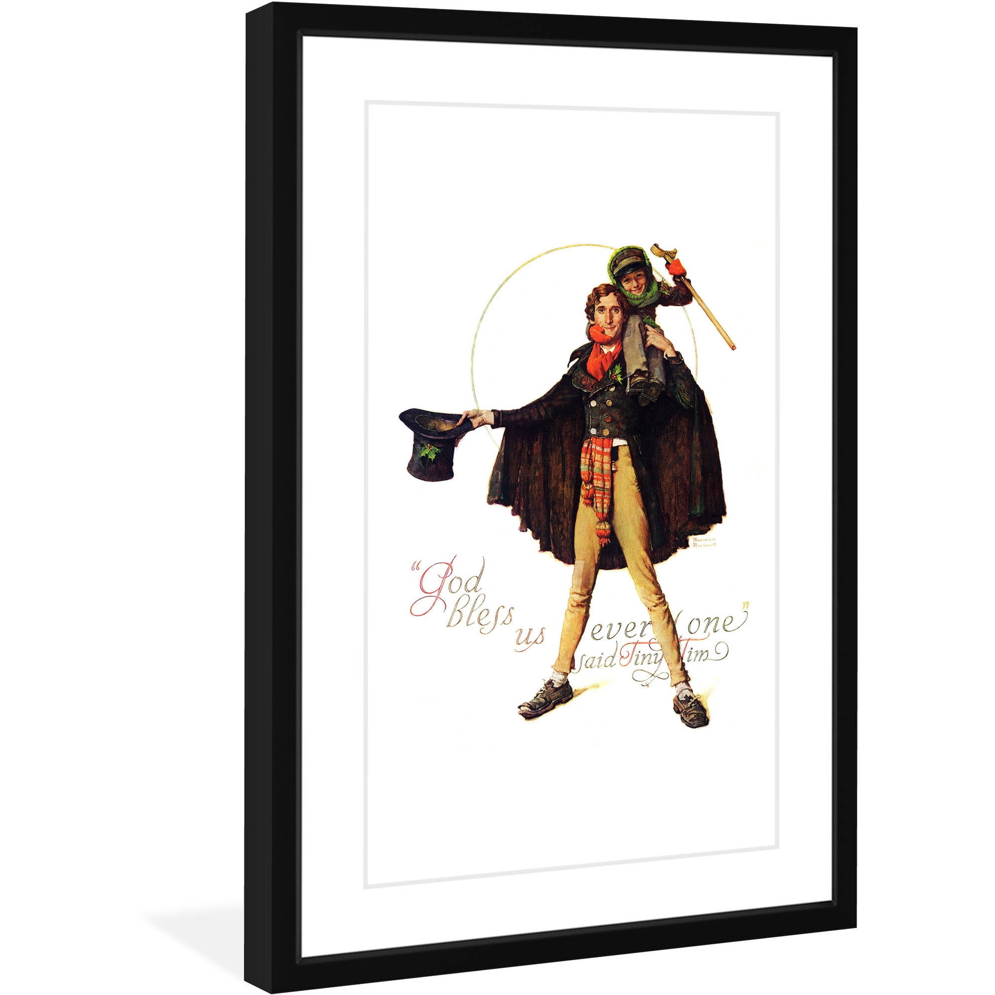 Marmont Hill "Tiny Tim" by Norman Rockwell Framed Art Print