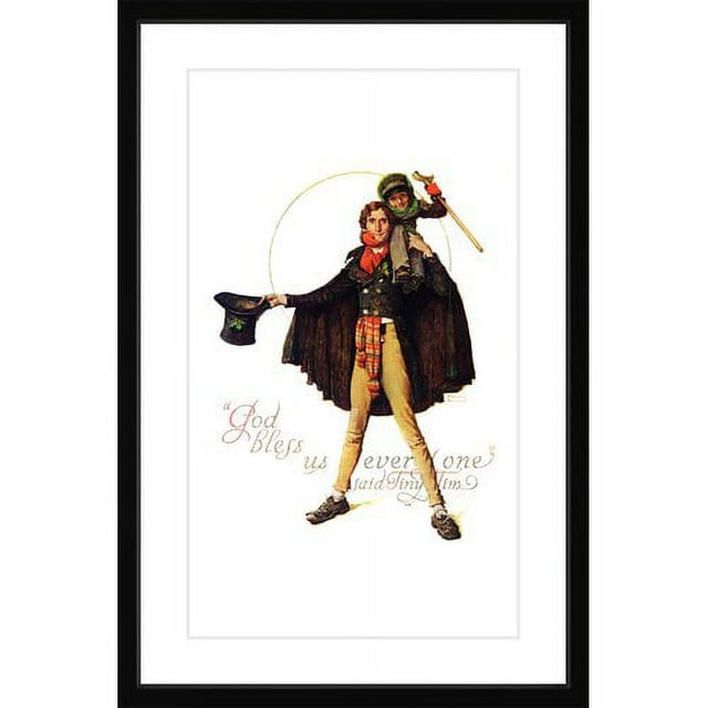 Marmont Hill "Tiny Tim" by Norman Rockwell Framed Art Print