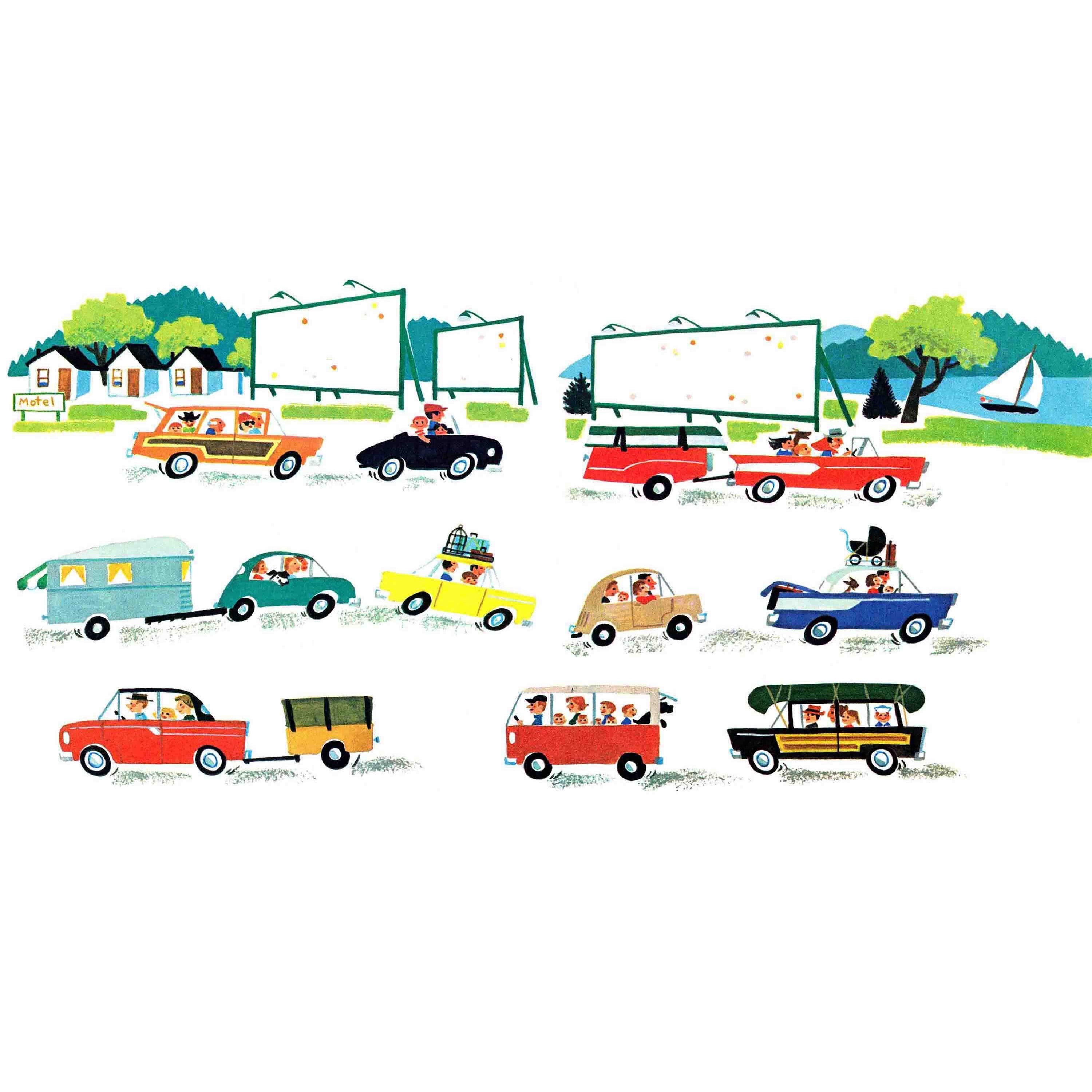 Marmont Hill Inc Marmont Hill - To Everywhere Painting Print on Canvas - Multi-color