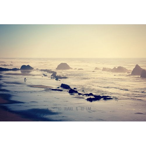 Marmont Hill "To Travel Is to Live" by Robert Dickinson Painting Print on Canvas