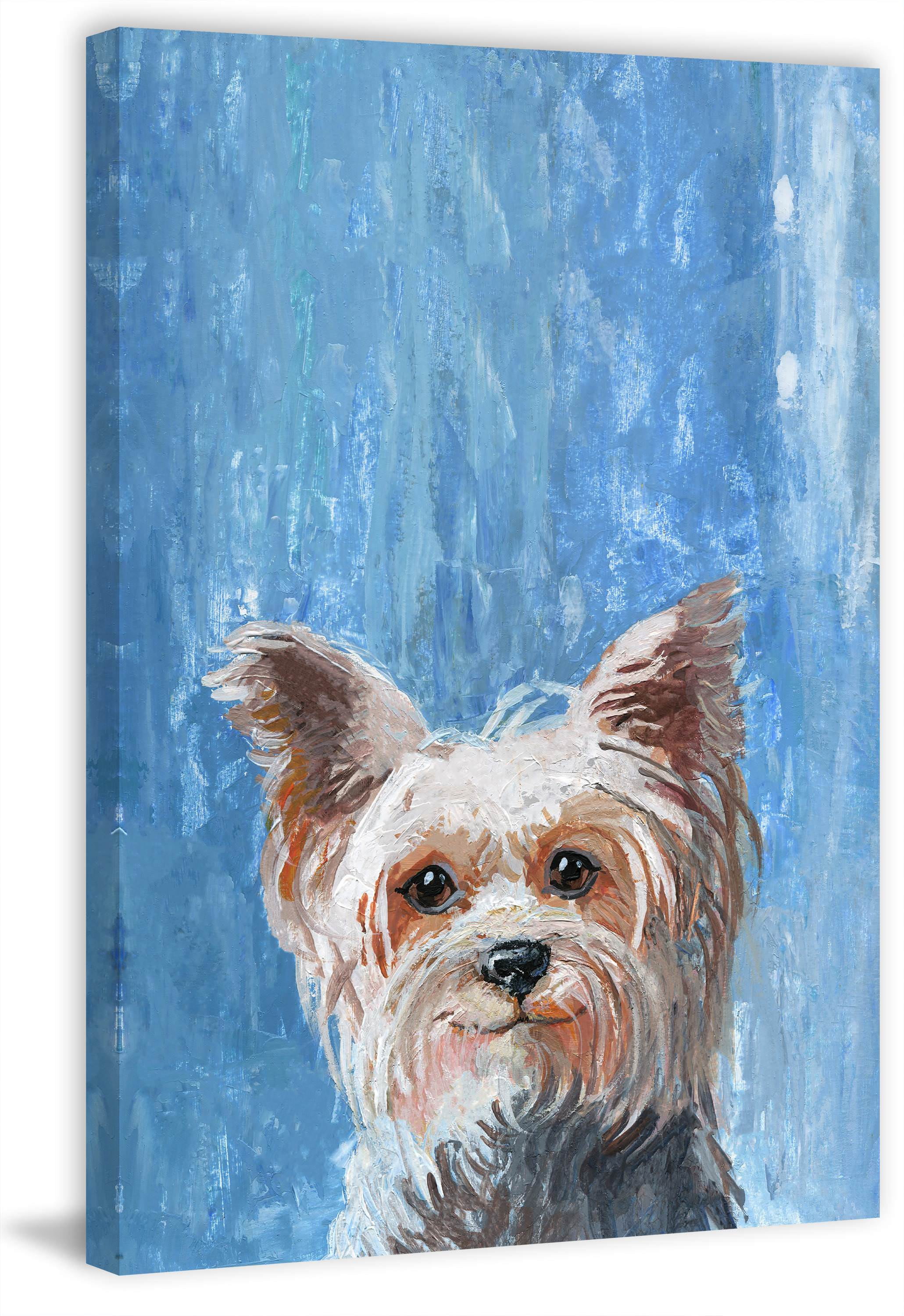Marmont Hill "Too Cute to Be Small" Painting Print on Wrapped Canvas