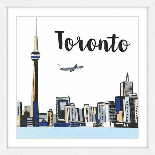 Marmont Hill "Toronto Lakeview" by Molly Rosner Framed Painting Print