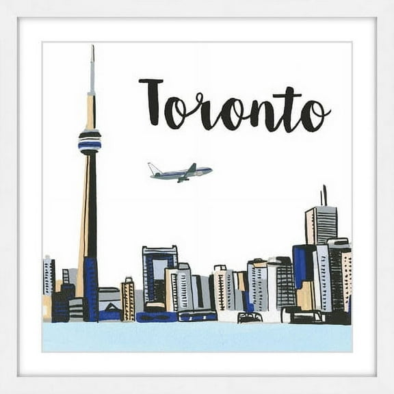 Marmont Hill "Toronto Lakeview" by Molly Rosner Framed Painting Print