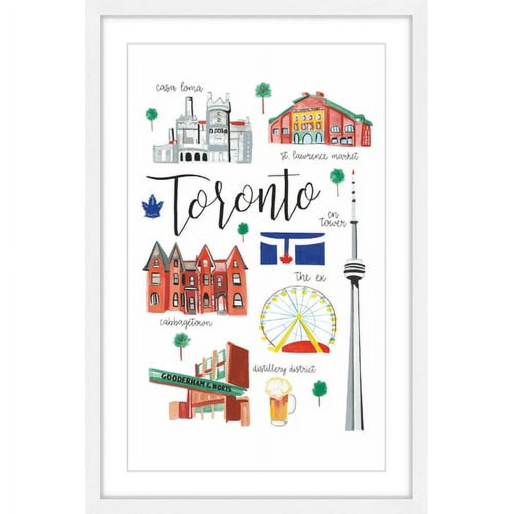 Marmont Hill "Toronto Life" by Molly Rosner Framed Painting Print