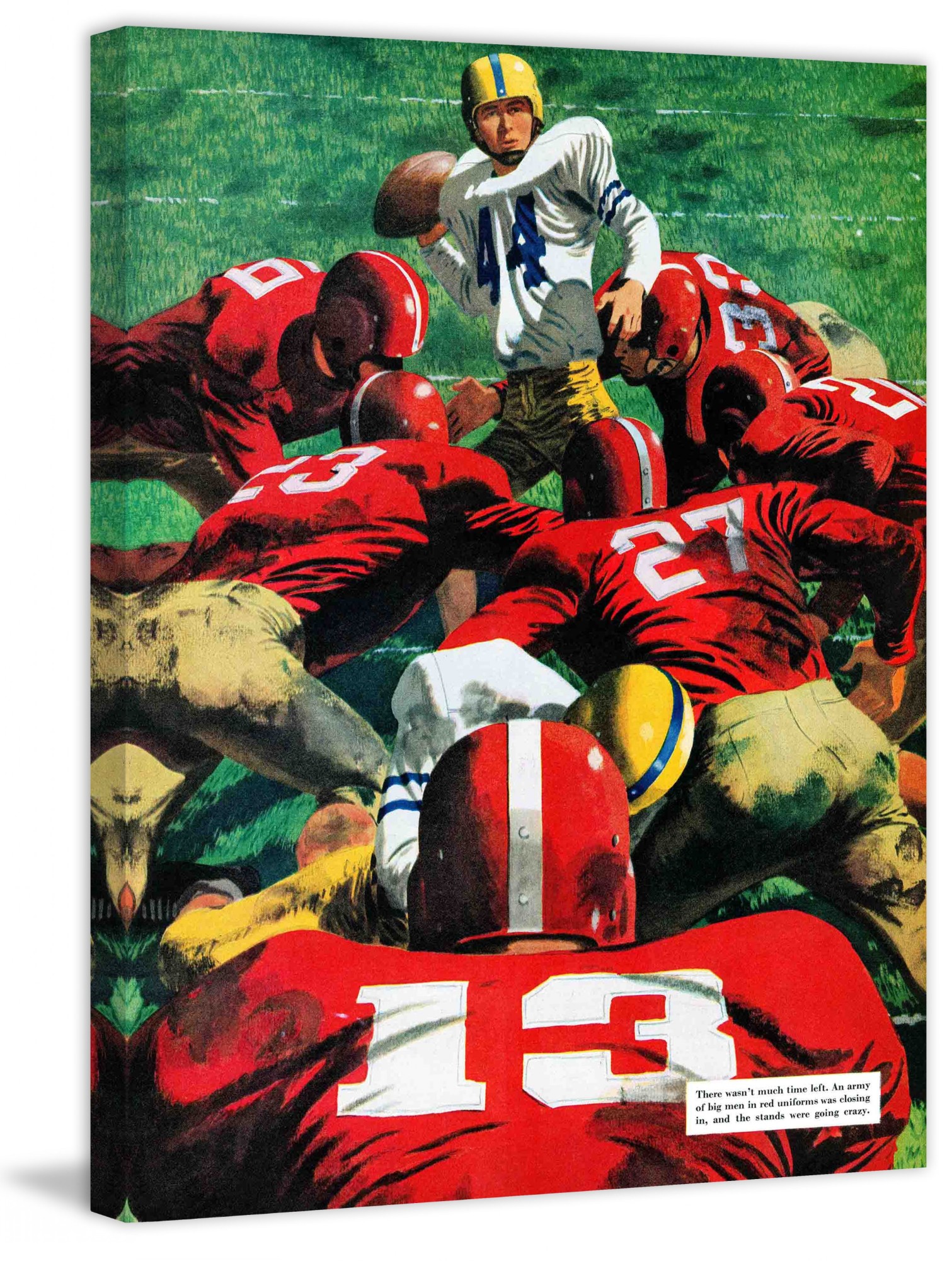 Marmont Hill Touchdown Play by Fred Ludekens Painting Print on Canvas
