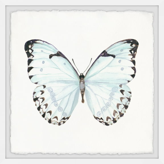 Marmont Hill Translucent Blue Wings III Framed Wall Art