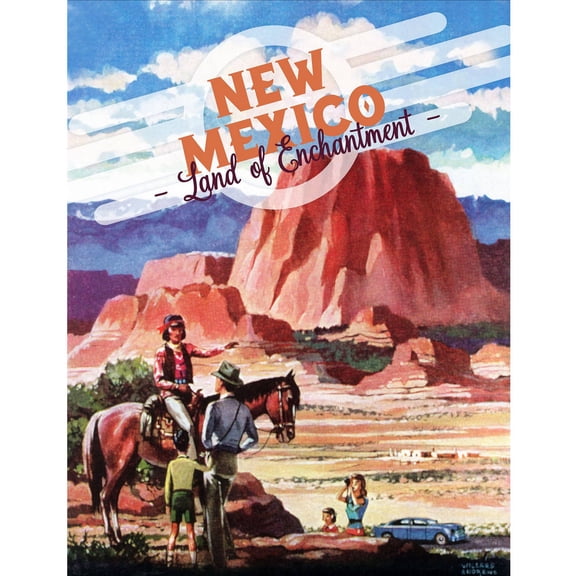 Marmont Hill - "Travel New Mexico" Painting Print on Wrapped Canvas
