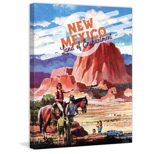 Marmont Hill - "Travel New Mexico" Painting Print on Wrapped Canvas