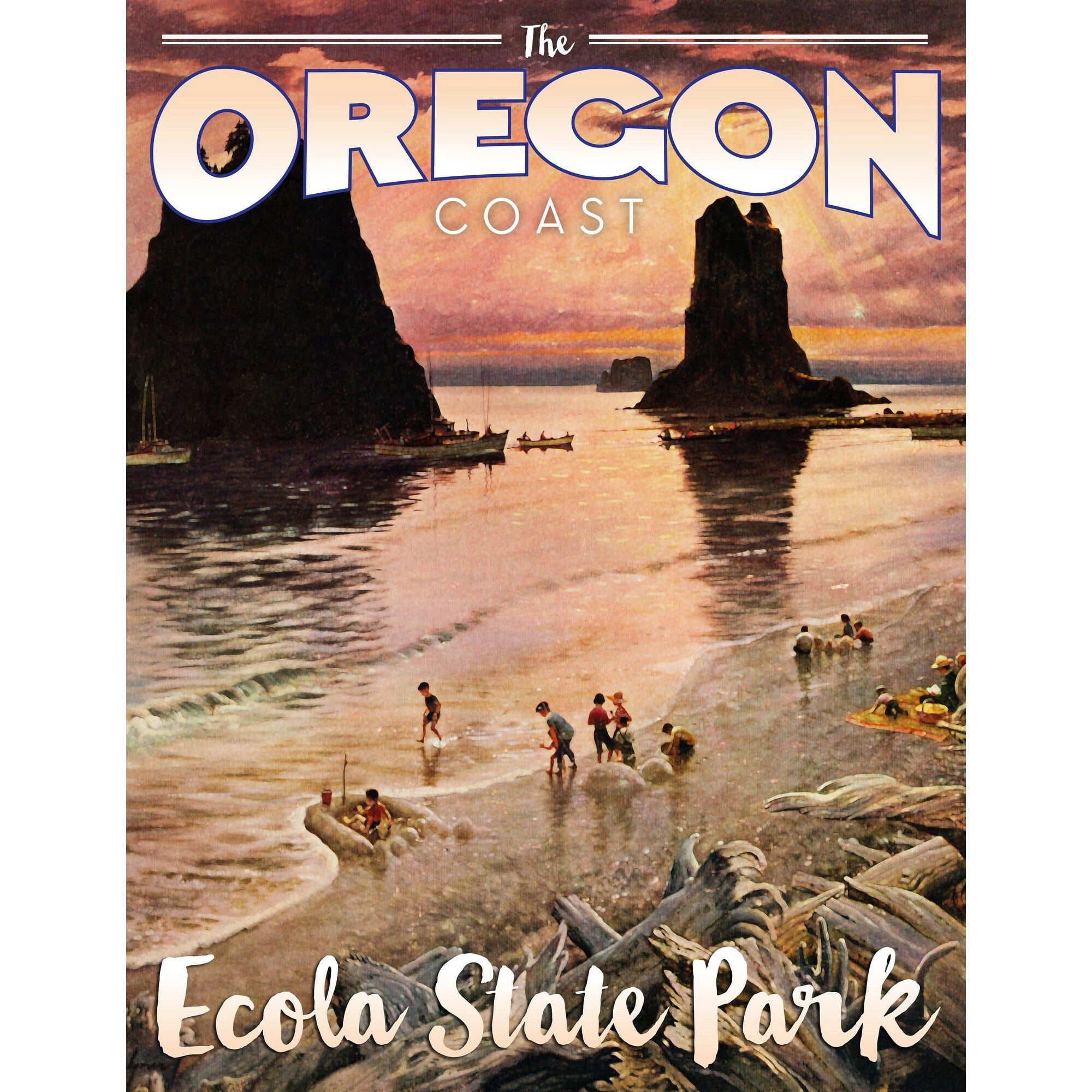 Marmont Hill - "Travel Oregon" Painting Print on Wrapped Canvas
