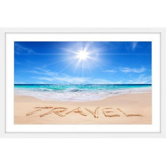 Marmont Hill "Travel in the Sand" Framed Painting Print