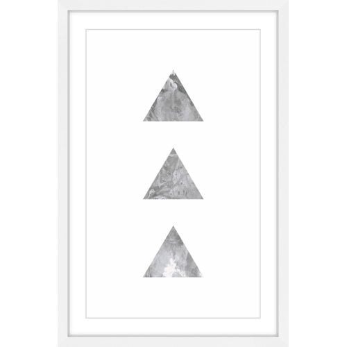 Marmont Hill "Tri" by Bryon White Framed Painting Print