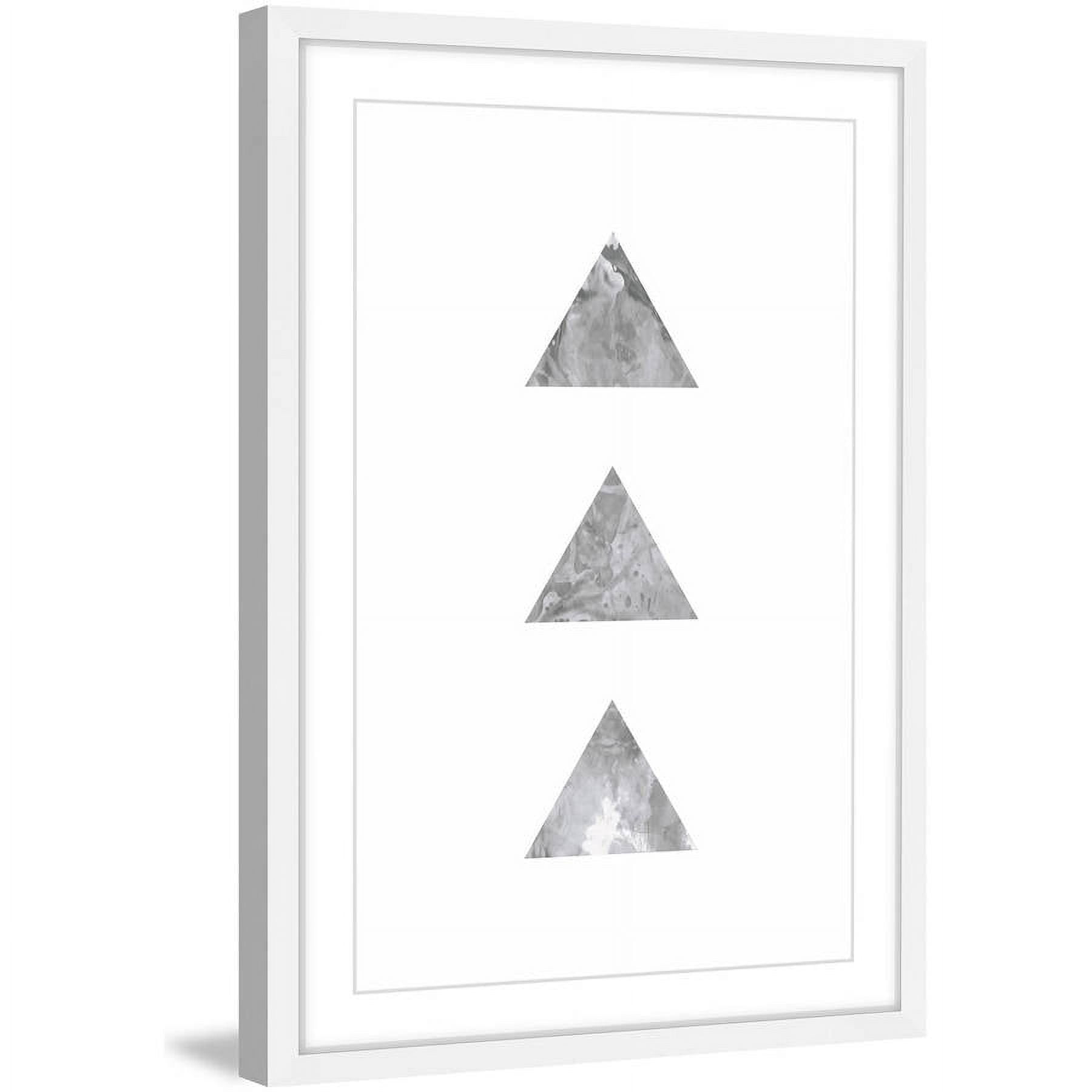 Marmont Hill "Tri" by Bryon White Framed Painting Print