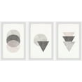 thumbnail image 1 of Marmont Hill Triangle and Circle Stack Triptych by Diana Alcala, 1 of 6