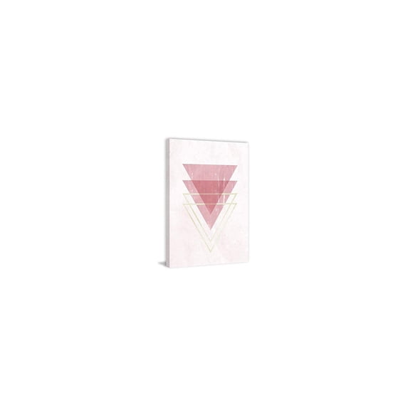 Marmont Hill Triangles Invers�s Painting Print on Wrapped Canvas