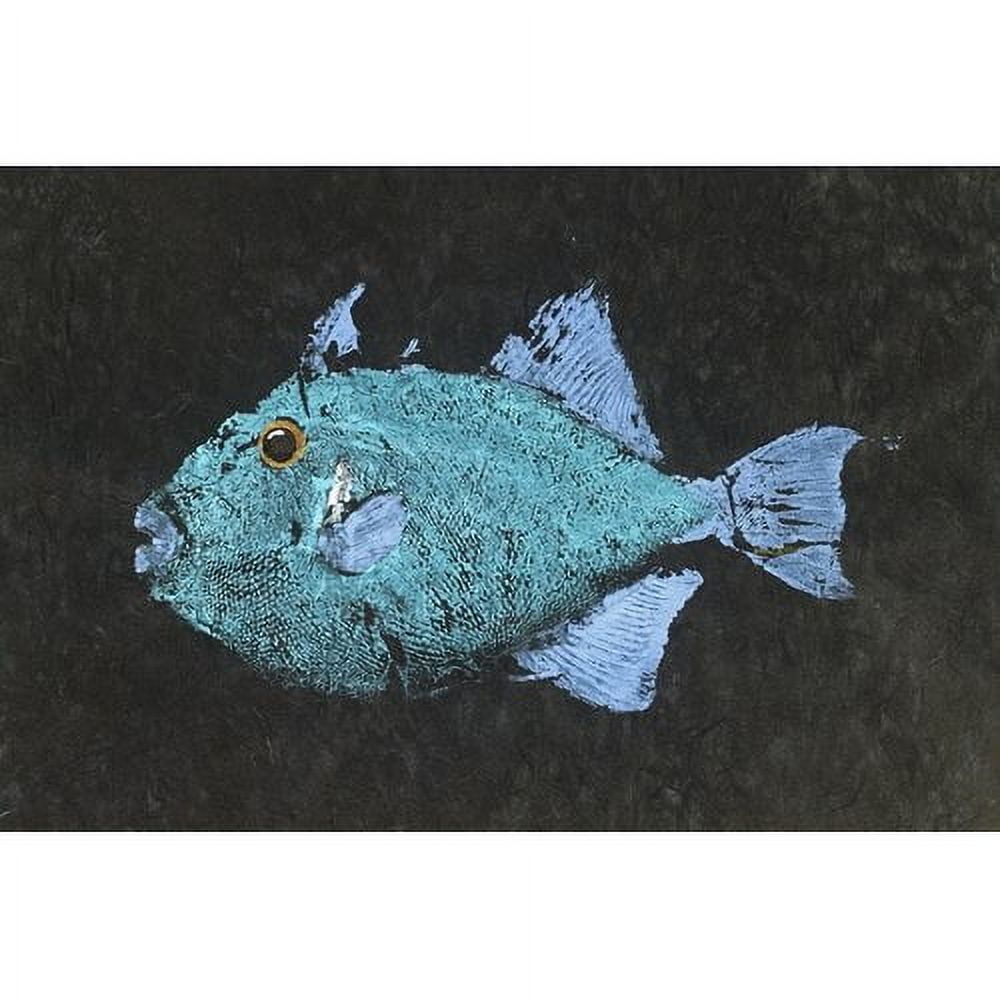 Marmont Hill "Triggerfish" by Warren Sellers Painting Print on Wrapped Canvas