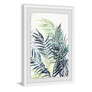 Marmont Hill Tropical Greens Giclee Print Framed Wall Art