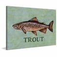 thumbnail image 1 of Marmont Hill "Trout" by Reesa Qualia Painting Print on Wrapped Canvas, 1 of 5