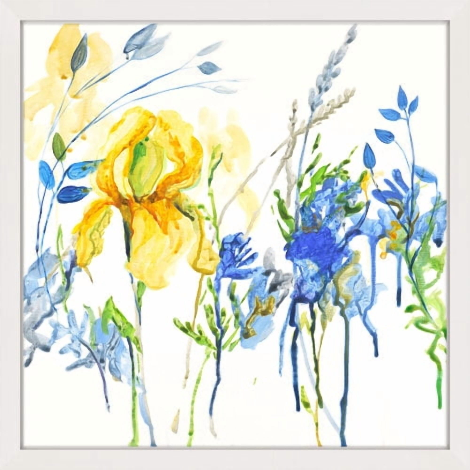 Marmont Hill "True Blue" by Julie Joy Framed Painting Print