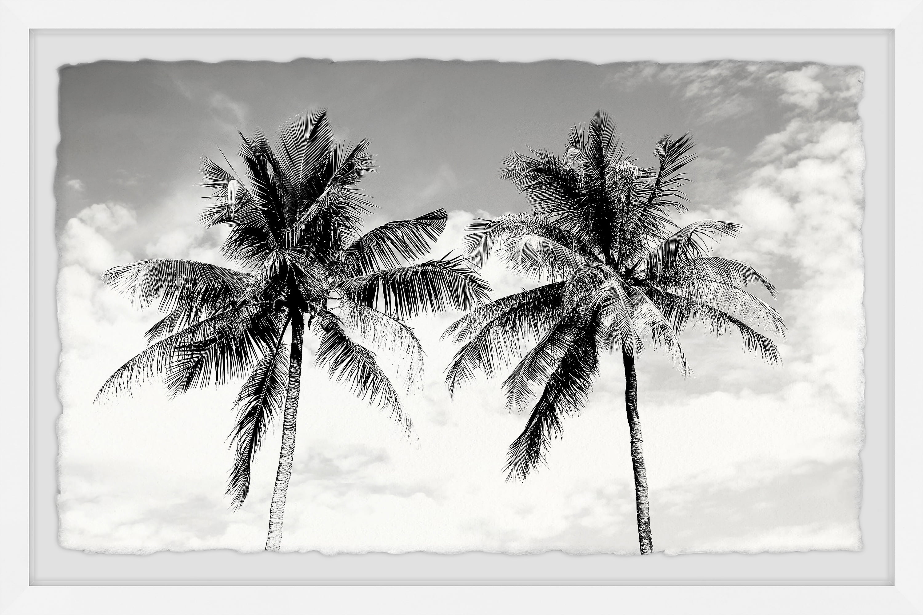 Marmont Hill Twin Palm Tree Framed Wall Art