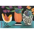 thumbnail image 1 of Marmont Hill "Two More Cheery Vases and a Chirp More" Painting Print on Canvas, 1 of 7