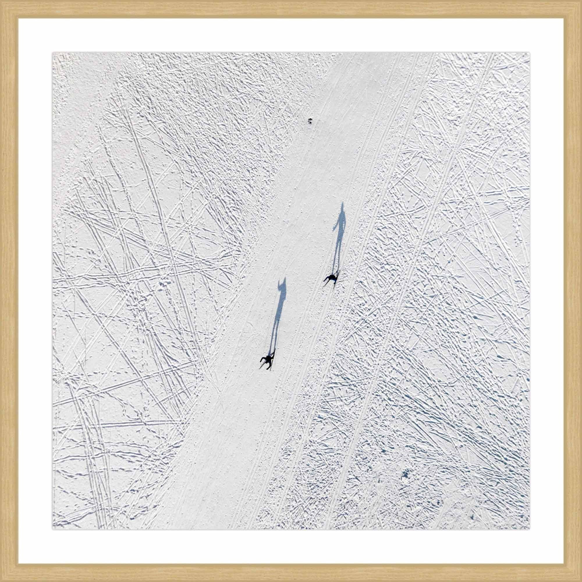 Marmont Hill "Two Travelers" By Karolis Janulis Framed Painting Art Print, 18.0" x 1.5"