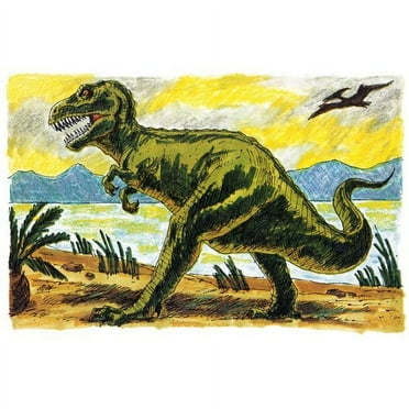 Marmont Hill "Tyrannosaur II" by Curtis Painting Print on Canvas