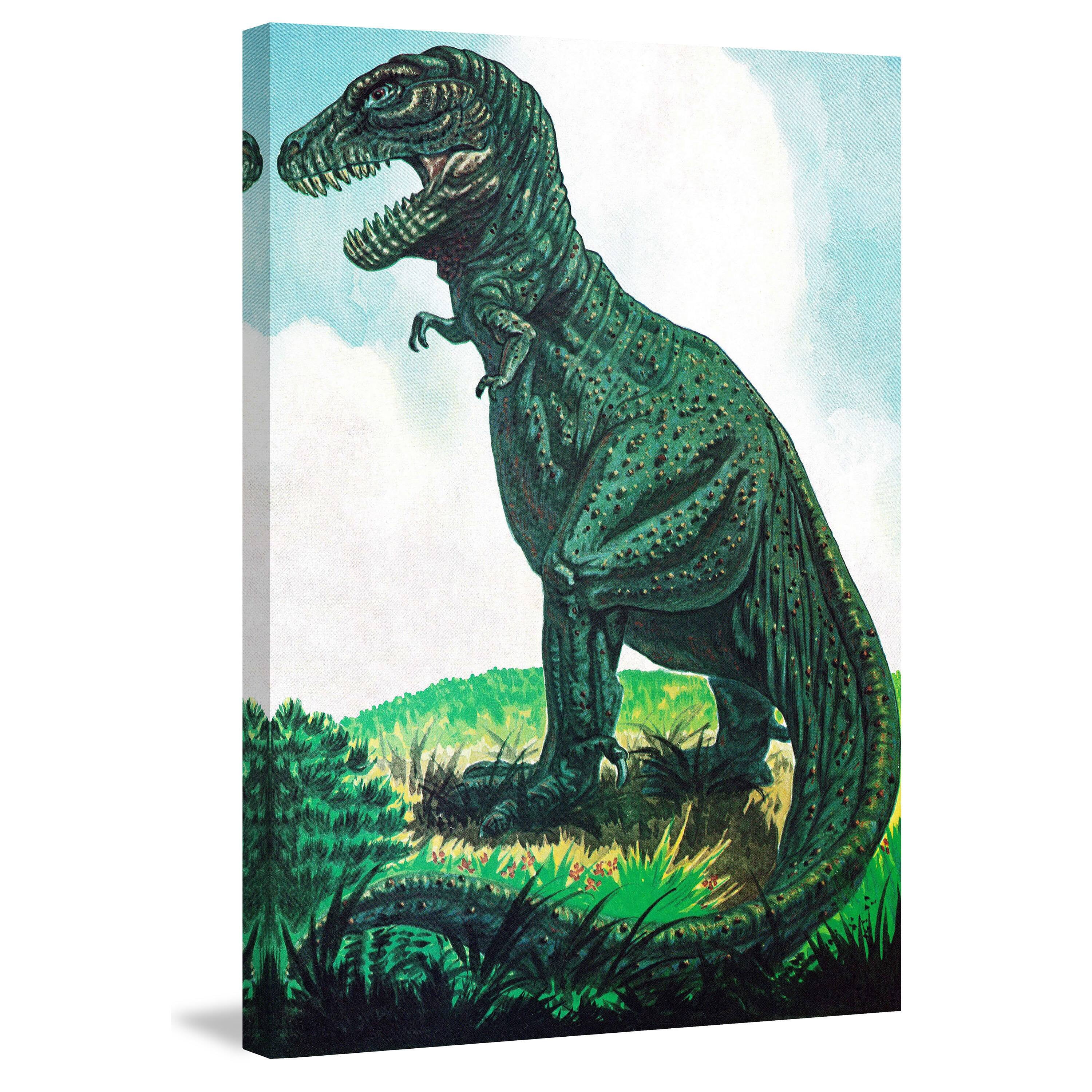 Marmont Hill "Tyrannosaurus" by Curtis Painting Print on Canvas