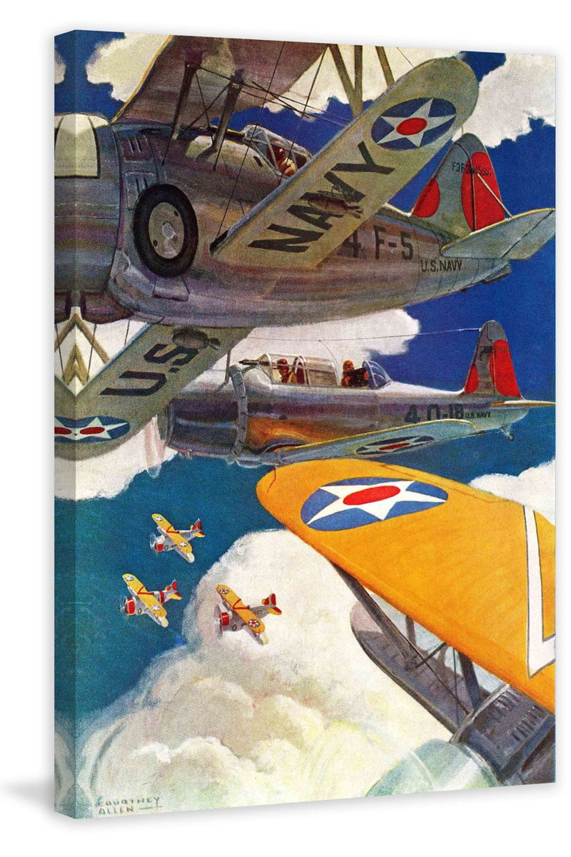 Marmont Hill "U.S. Navy" Painting Print on Canvas