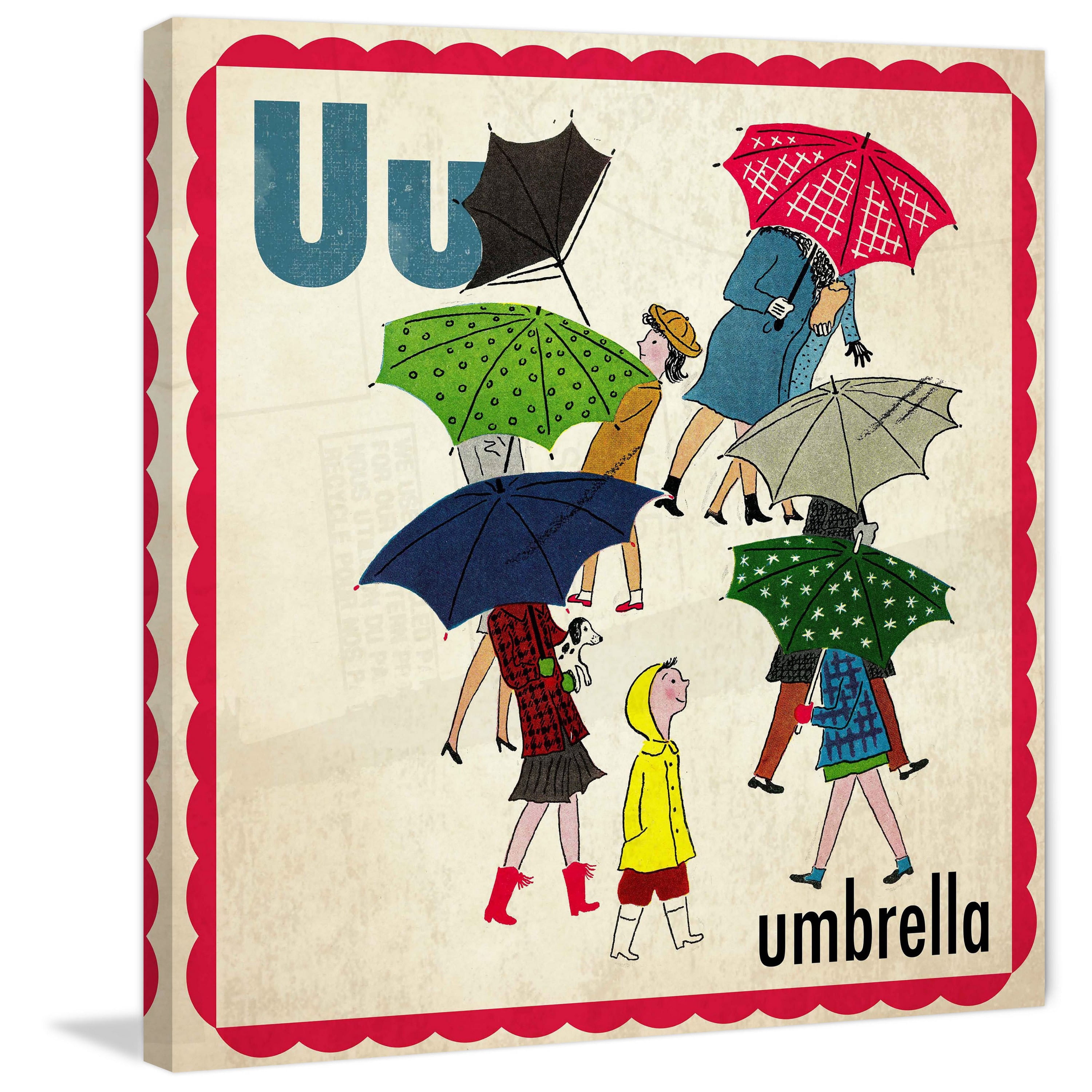 Marmont Hill "Umbrella" by Curtis Painting Print on Canvas