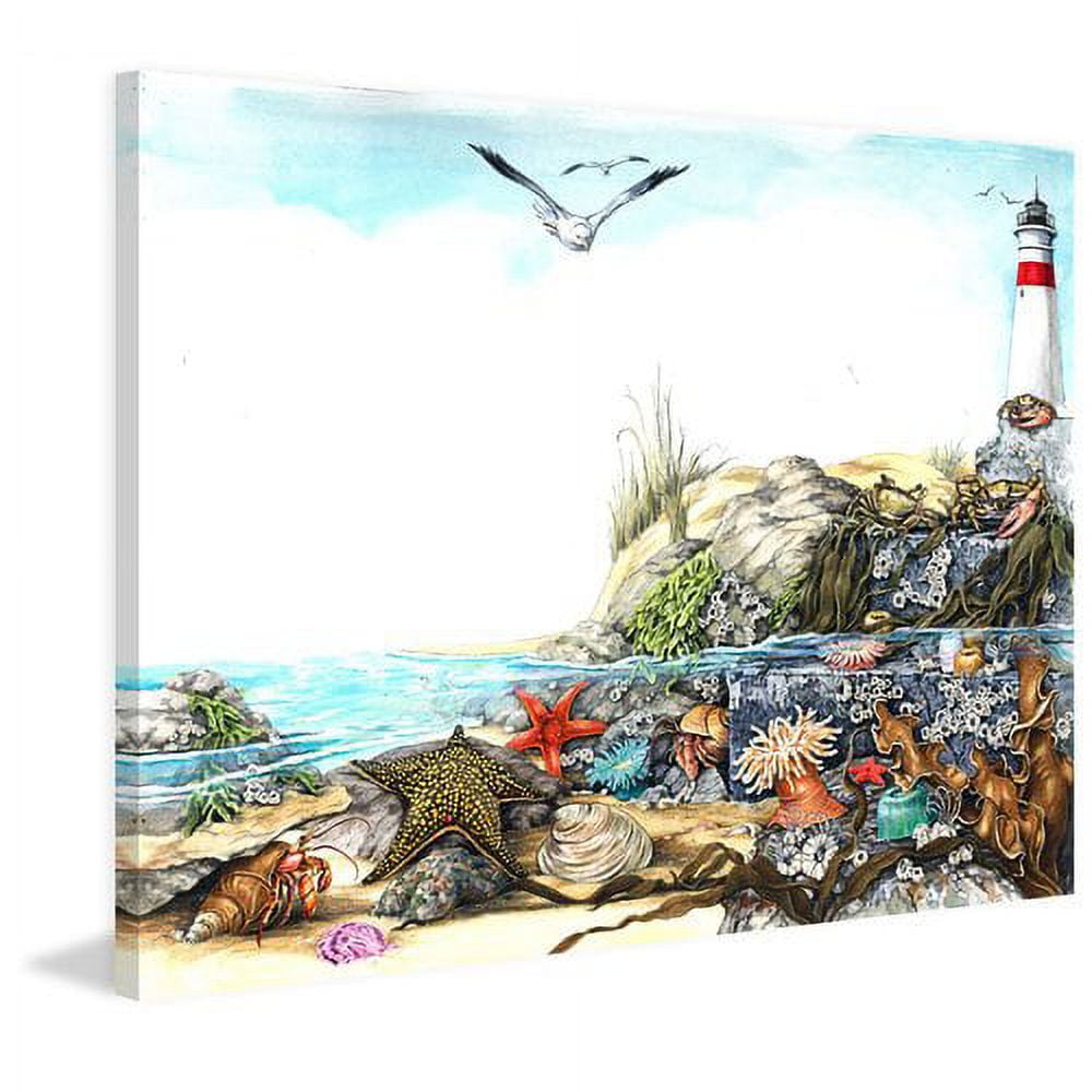 Marmont Hill - "Undersea Life" Painting Print on Wrapped Canvas