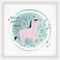 Marmont Hill Unicorn Crystal Ball Framed Wall Art
