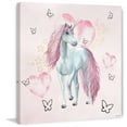 thumbnail image 1 of Marmont Hill Unicorn Dreaming Canvas Wall Art, 1 of 5
