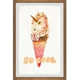 thumbnail image 1 of Marmont Hill Unicorn Ice Cream III Framed Wall Art, 1 of 6
