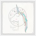 thumbnail image 1 of Marmont Hill Unicorn Space Framed Wall Art, 12.00" x 1.50", 1 of 6