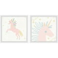thumbnail image 1 of Marmont Hill Unicorn Star Diptych, 1 of 5