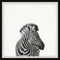 Marmont Hill Unique Stripes Framed Wall Art, 12" x 12"