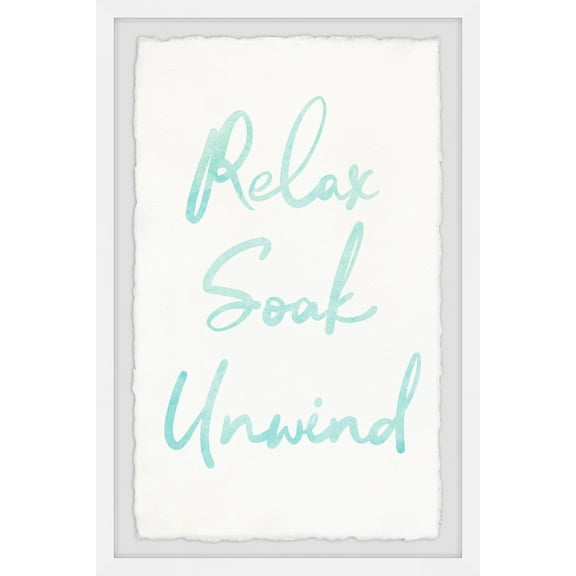 Marmont Hill Unwind Rules Framed Wall Art