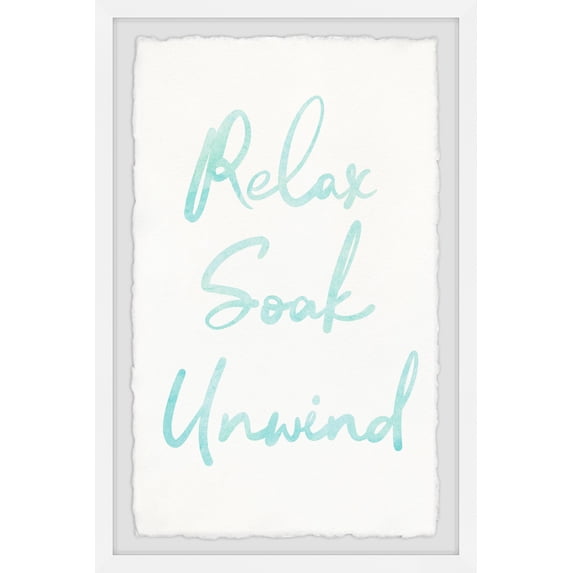 Marmont Hill Unwind Rules Framed Wall Art