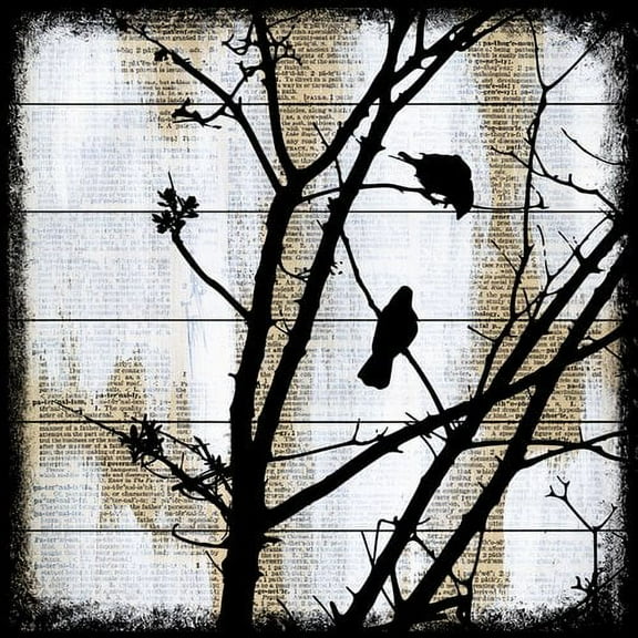 Marmont Hill "Upstairs Neighbor" by Vicki Butler Painting Print on White Wood